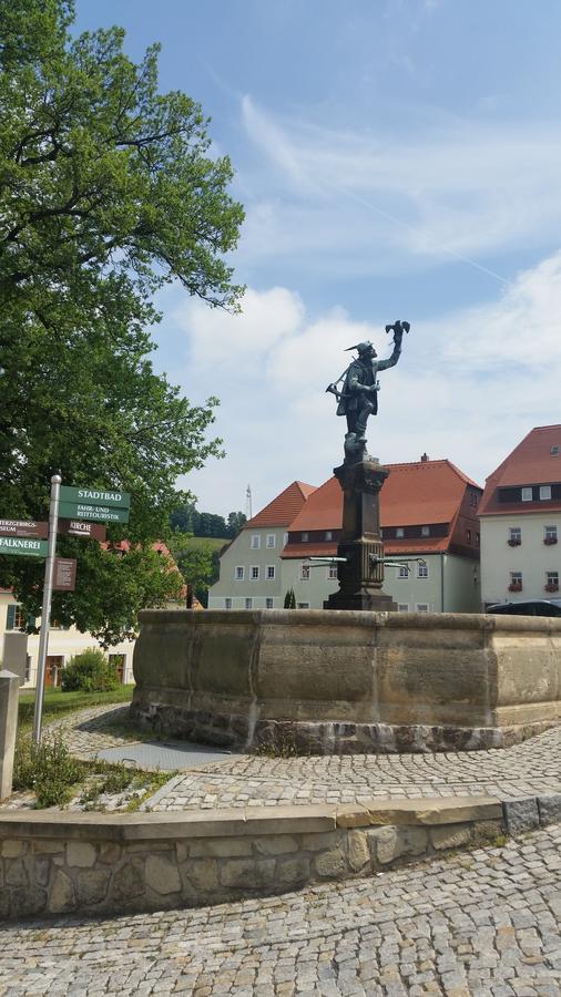 Ferienwohnung Am Schloss Lauenstein Im Erzgebirge 외부 사진